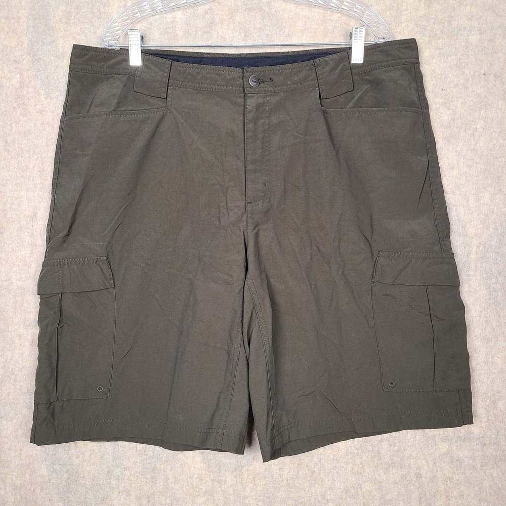 Columbia TM4093 Men's Green Cargo Titanium Outdoor Hiking Utility Shorts 40